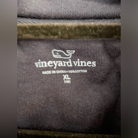 Vineyard Vines - Collegiate Shep Quarter Zip - Youth XL - Picture 4 of 5